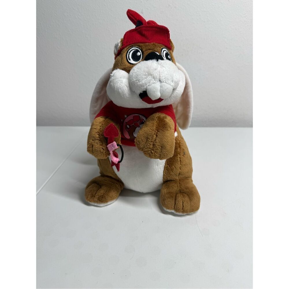Rare Buc-ee's Valentine's Cupid Plush 10” Beaver 2024 Stuffed Animal with Wings